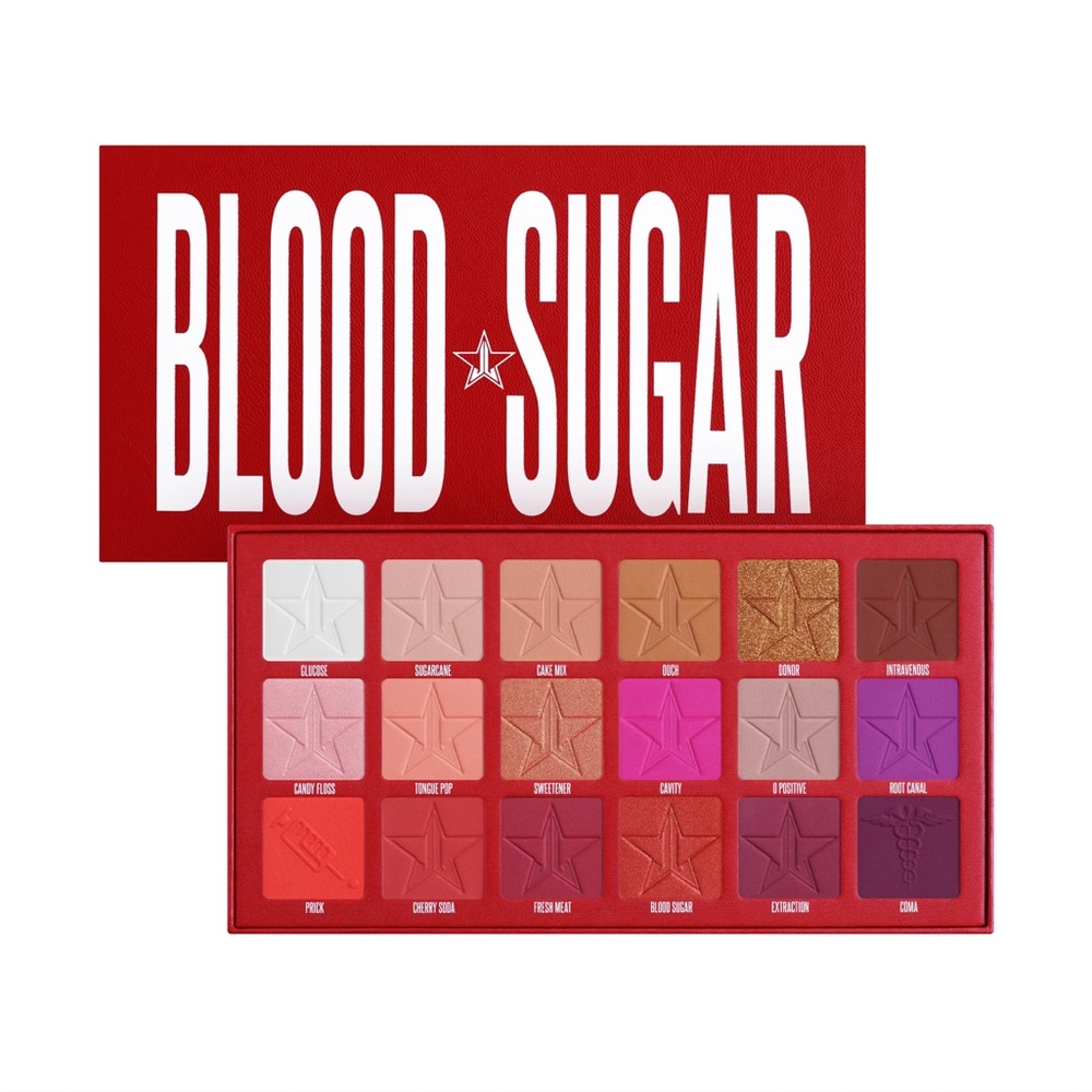 NEW Jeffree Star Cosmetics BLOOD SUGAR Eyeshadow Palette